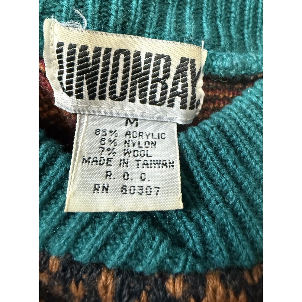UNIONBAY‎ - Men's Vintage Pullover Acrylic Blend Sweater - Size Medium - Picture 4 of 5